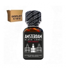 AMSTERDAM BLACK LABEL 25 ML ( Display de 18 U )